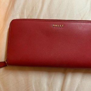 Bally leather continental wallet